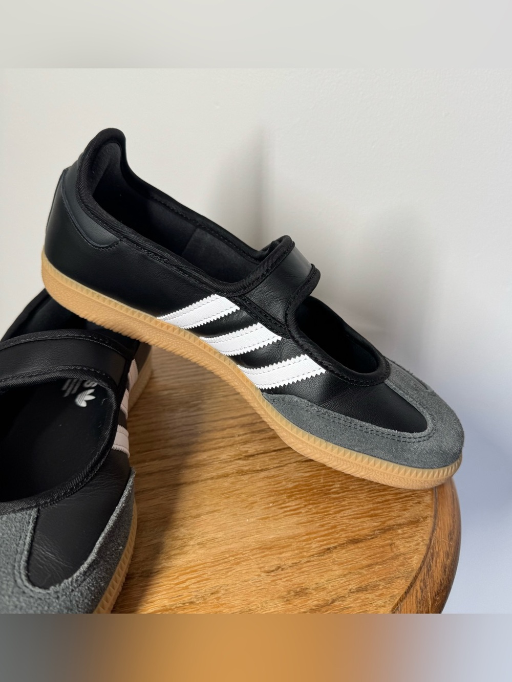 Adidas Originals Samba Jane Black Gum Sole Women's Shoes Size 8 - Picture 7 of 10